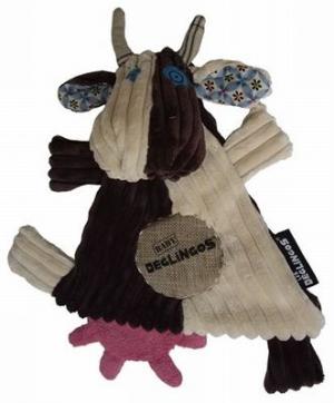 Doudou vache Milkos Baby Déglingos Déglingos
