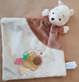 Doudou Winnie the Pooh marron et crème Disney Baby, Nicotoy, Simba Toys (Dickie)