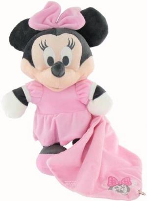 Peluche Minnie robe rose et doudou Disney Baby, Nicotoy, Simba Toys (Dickie)