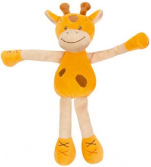 Peluche girafe jaune, petit modèle Nattou