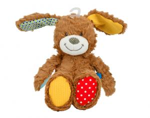 Peluche lapin marron multicolore Nicotoy, Simba Toys (Dickie)
