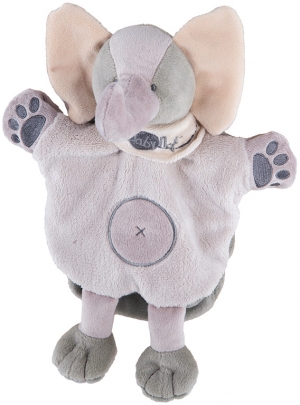 Marionnette éléphant gris BN908 Baby Nat