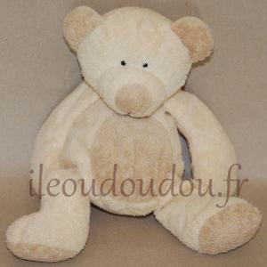 doudou peluche ours beige crème Nicotoy, Simba Toys (Dickie)