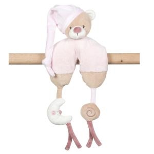 Peluche Lena ours rose activités (neuf sans étiquette)