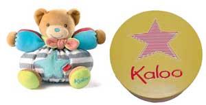 Peluche ours Bliss rayé étoile Kaloo Kaloo