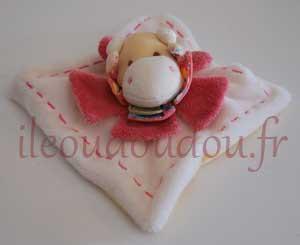 Doudou vache Pistache Les Z'amigolos Doudou et compagnie