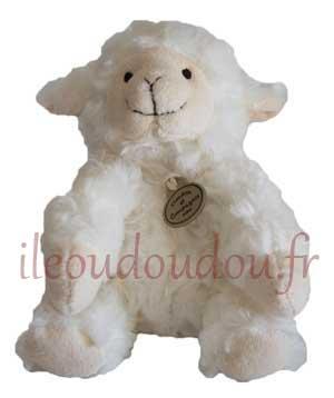 Doudou peluche mouton blanc - DC2568 Doudou et compagnie