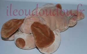 Peluche chien marron *The Baby Collection* Nicotoy