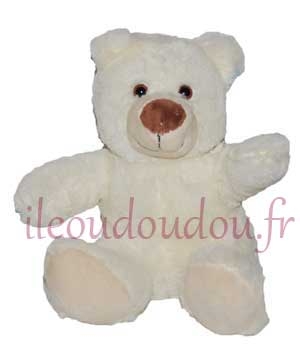 Peluche ours blanc assis Nicotoy Nicotoy, Simba Toys (Dickie)