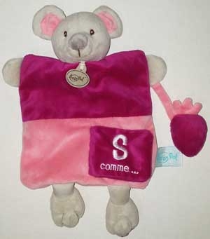 Marionnette souris rose foncé et fuschia - BN909 Baby Nat