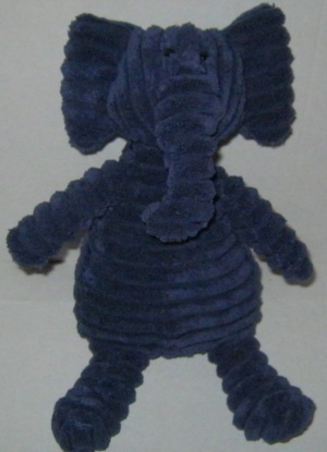 Peluche éléphant bleu foncé JellyCat