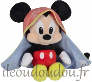 Mickey peluche avec couverture Disney Baby, Nicotoy, Simba Toys (Dickie)