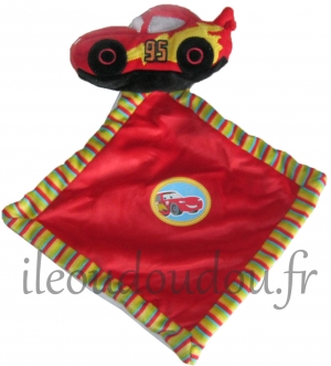 Doudou Cars Mac Queen voiture rouge  Nicotoy, Simba Toys (Dickie), Disney Baby
