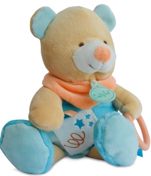 Ours bleu peluche d'activités BN0213 Baby Nat