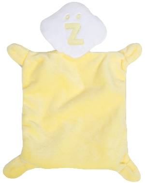 Doudou jaune nuage blanc Z Grain de blé