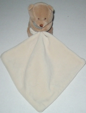 Peluche ours marron avec doudou DC302 Doudou et compagnie