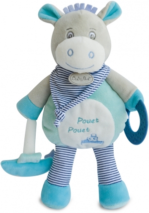 Ane bleu Picotin peluche d'activités BN0184 Baby Nat