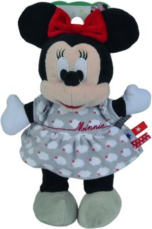 Peluche Minnie robe grise Nuages Disney Baby, Nicotoy, Simba Toys (Dickie)