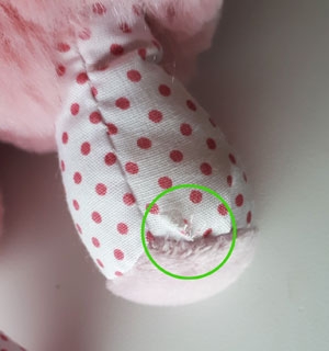 Peluche lapin rose Les Choupidoux DC2760