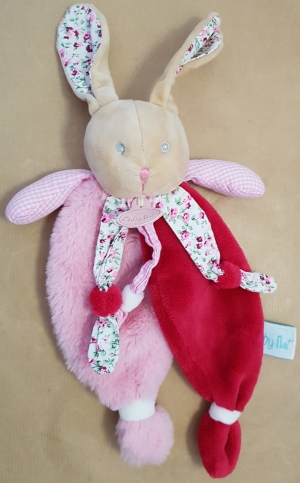 Doudou lapin Poupi rose BN0111 Baby Nat
