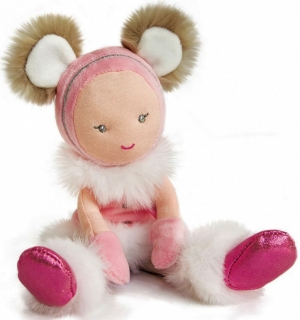 Poupée Lady souris rose et blanche DC3479 Doudou et compagnie