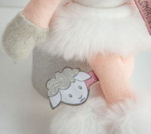 Poupée Lady mouton blanc DC3479 sos