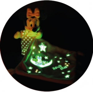 Peluche Minnie rose doudou Hello Star sos