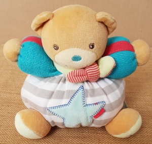 Peluche ours Bliss rayé étoile Kaloo Kaloo