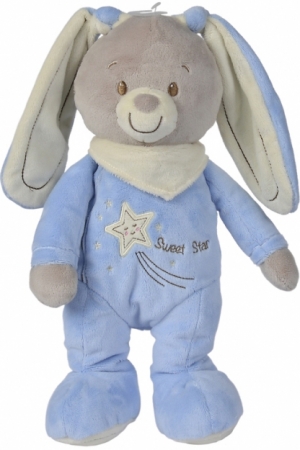 Peluche lapin bleu étoile Sweet Star Nicotoy, Simba Toys (Dickie)