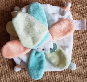 Doudou ours arc-en-ciel Collector DC2790 Doudou et compagnie