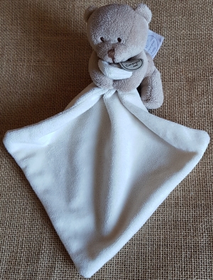 Peluche ours marron avec doudou DC302 Doudou et compagnie