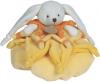 Doudou lapin jaune Carambole, grand modèle Doudou et compagnie