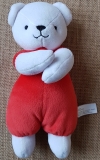 Ours peluche rouge et blanc Smoby toys