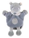 Marionnette hippopotame gris BN908 Baby Nat
