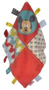 Doudou Mickey mouchoir rubans rouge Disney Baby - Nicotoy - Simba Toys (Dickie)