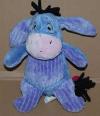 Peluche Bourriquet bleu et violet côtelé Disney Baby - Nicotoy - Simba Toys (Dickie)