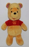 Peluche Winnie jaune et rouge, oreilles rayées Disney Baby - Nicotoy - Simba Toys (Dickie)