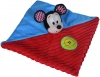 Doudou Mickey rouge et bleu bouton Disney Baby - Nicotoy - Simba Toys (Dickie)