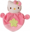 Doudou Hello Kitty rose fleur verte Jemini - Hello Kitty - Sanrio