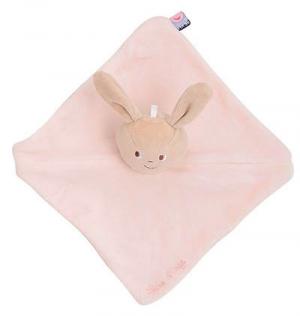 Doudou lapin rose carré  sos