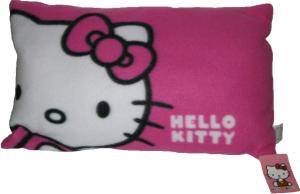 Coussin Hello Kitty rose foncé en matière polaire Hello Kitty - Sanrio
