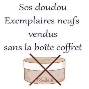 Peluche ours bleu Igloo patapouf sos