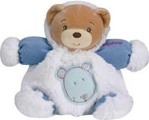 Peluche ours Igloo bleu et blanc Kaloo