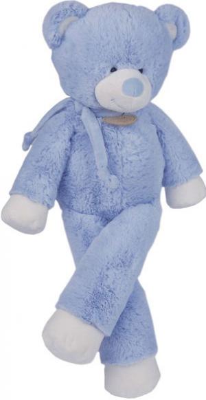 Doudou peluche ours bleu, longues pattes, collection les Bonbons, grand modèle