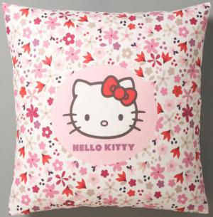 Taie d'oreiller Hello Kitty Flora rose et blanc Hello Kitty - Sanrio, Idées cadeaux