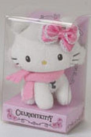 Mini peluche Charmmy Kitty noeud et  écharpe rose Hello Kitty - Sanrio, Jemini, Idées cadeaux
