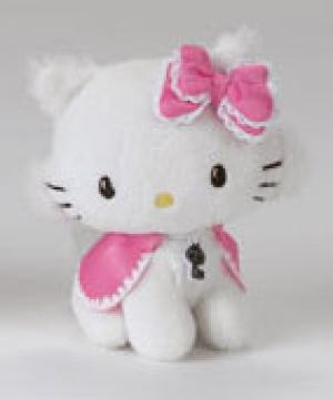 Mini peluche Charmmy Kitty noeud et  cape rose Hello Kitty - Sanrio, Jemini, Idées cadeaux
