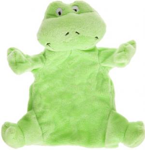 Marionnette grenouille verte Histoire d'ours
