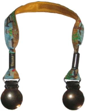 Attache-doudou Cowboys et indiens Polkadot