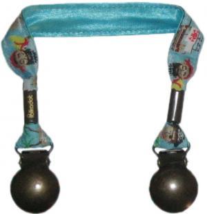 Attache doudou Pirates Polkadot